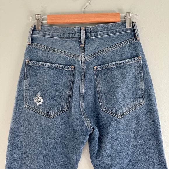 Agolde Riley High Rise Straight Crop - Picture 9 of 14